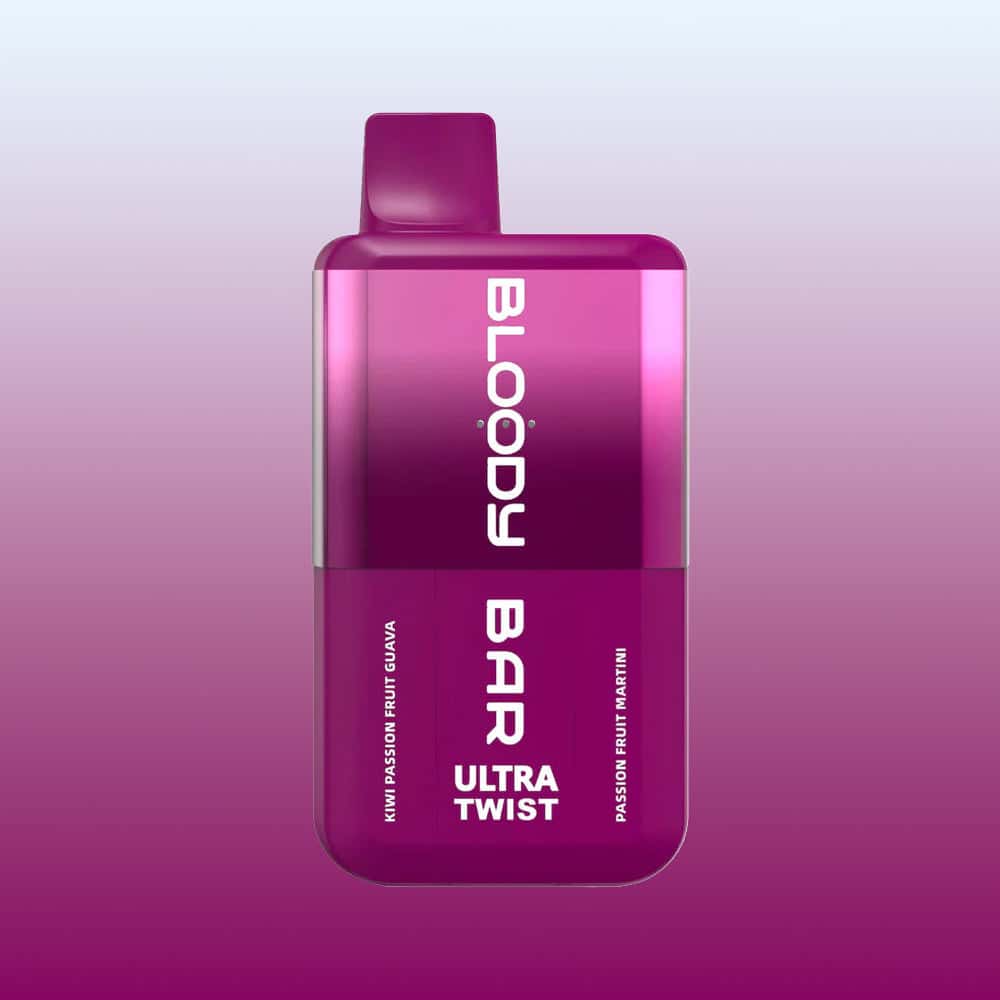 Bloody Bar Ultra Twist 20k - Kiwi Passion Fruit Guava / Passion Fruit Martini | 5 Packs