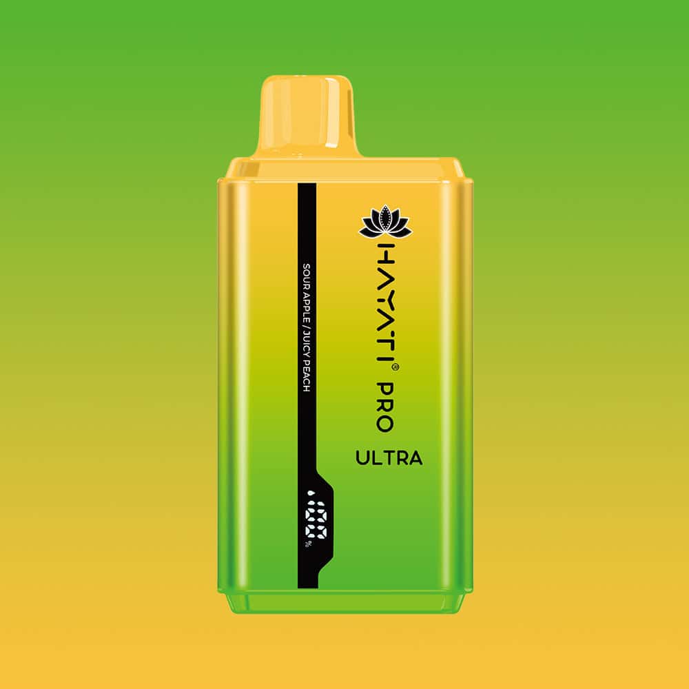 Hayati Pro Ultra 15000 - Sour Apple / Juicy Peach | 10 Packs
