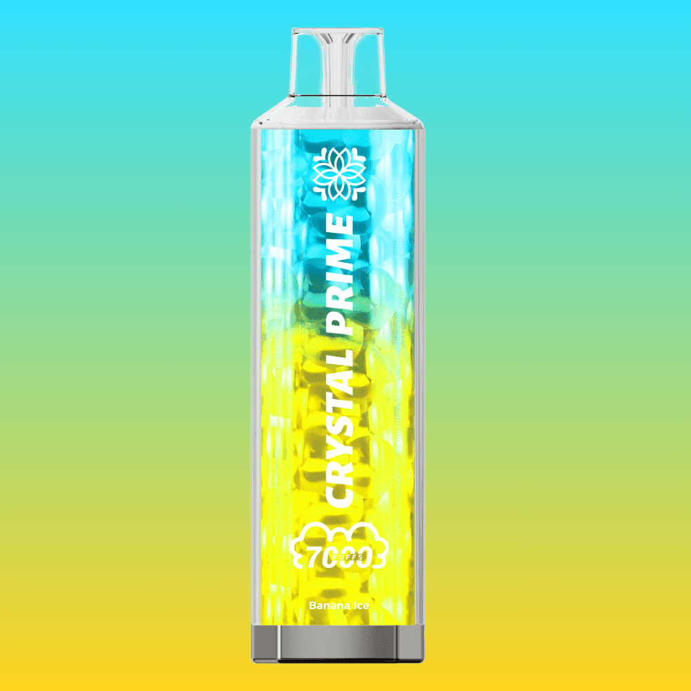 Crystal Prime 7000 - Banana Ice  | 10 Packs