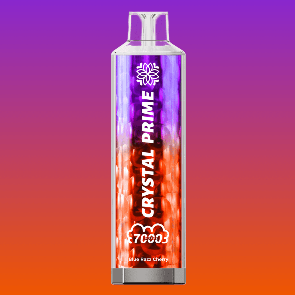 Crystal Prime 7000 - Blue Razz Cherry  | 10 Packs