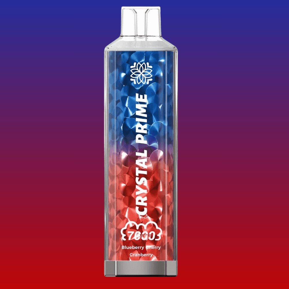 Crystal Prime 7000 - Blueberry Cherry Cranberry  | 10 Packs