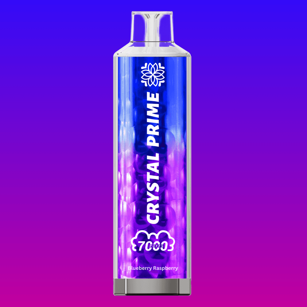 Crystal Prime 7000 - Blueberry Raspberry  | 10 Packs