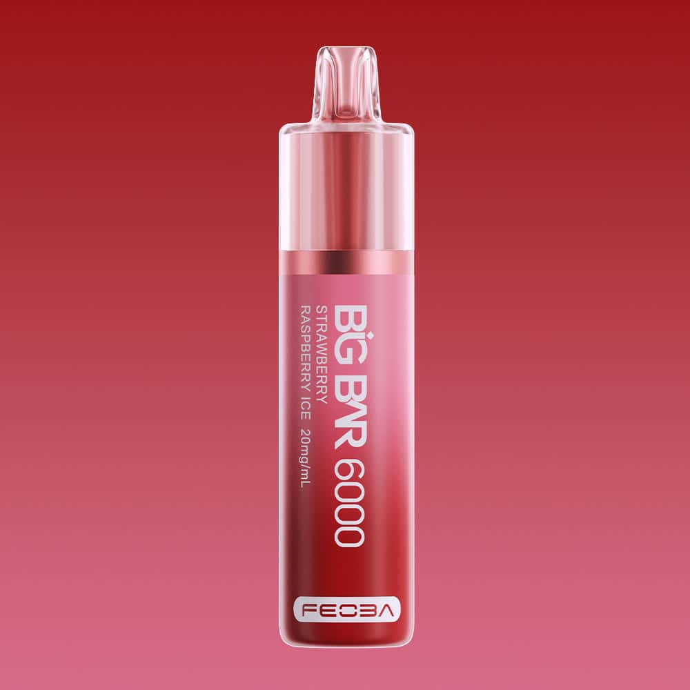 Big Bar 6000 - Strawberry Raspberry Ice | 5 Packs
