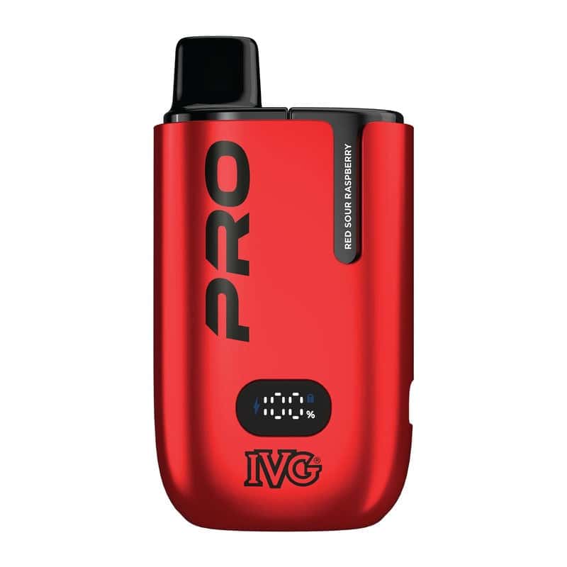IVG Pro 12 - Red Sour Raspberry | 5 Packs