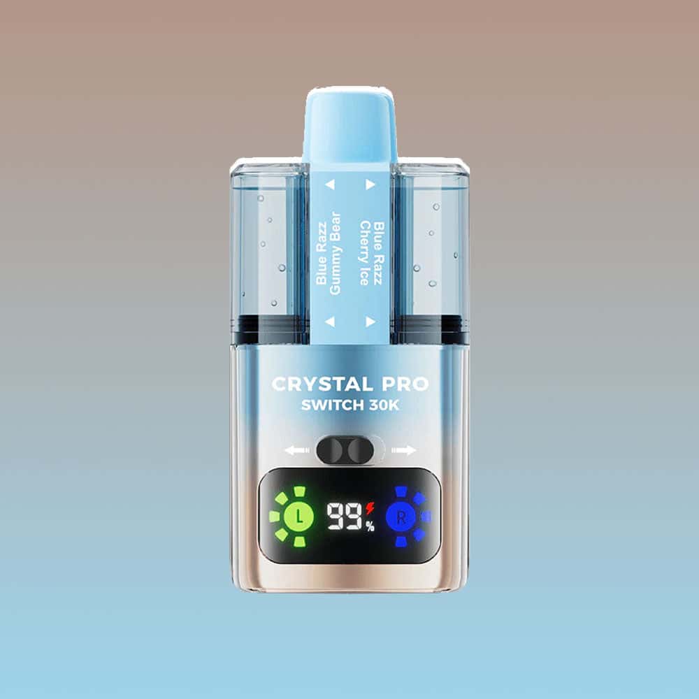 Crystal Pro Switch 30k - Blue Razz Gummy Bear / Blue Razz Cherry Ice | 5 Packs