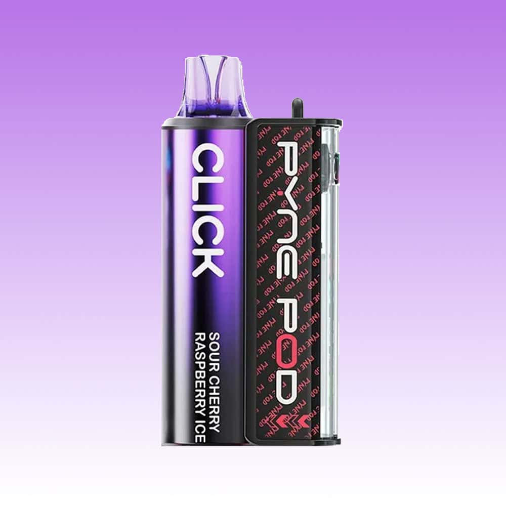 Pyne Pod Click 10K - Sour Cherry Raspberry Ice | 5 Packs