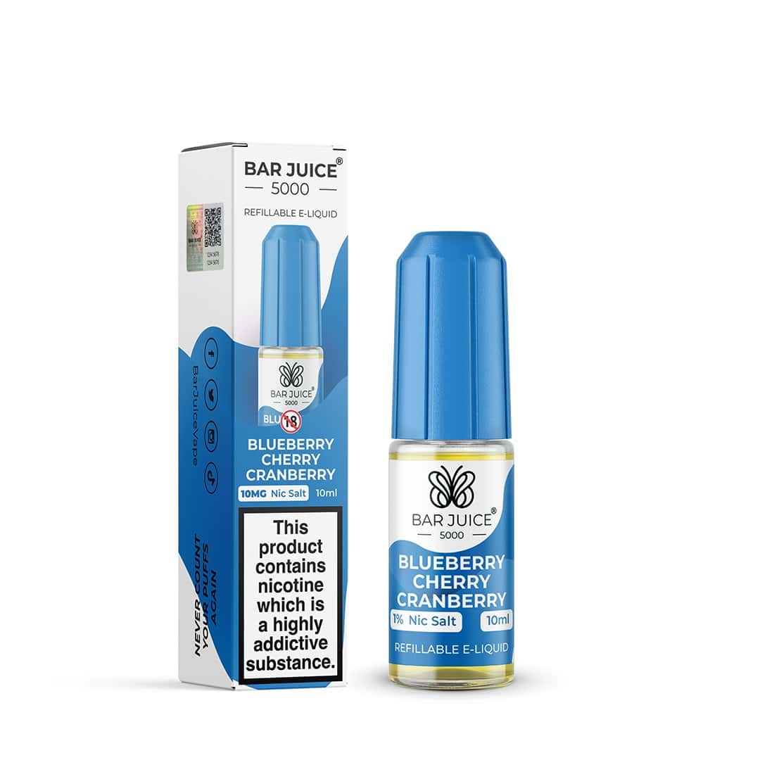Bar Juice 5000 Nic Salt - Blueberry Cherry Cranberry