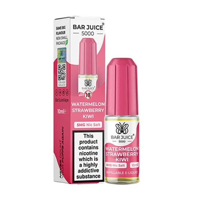 Bar Juice 5000 Nic Salt - Watermelon Strawberry Kiwi