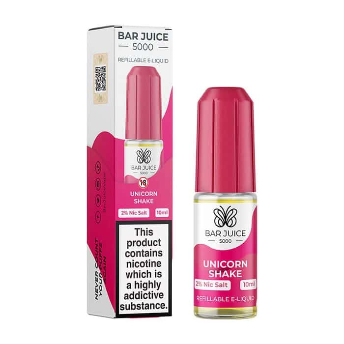 Bar Juice 5000 Nic Salt - Unicorn Shake