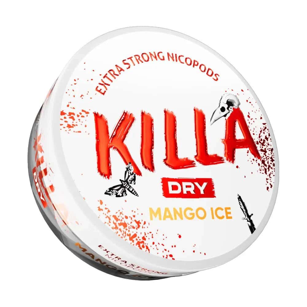 Killa Dry Nicotine Pouches Mango Ice - 9.6mg