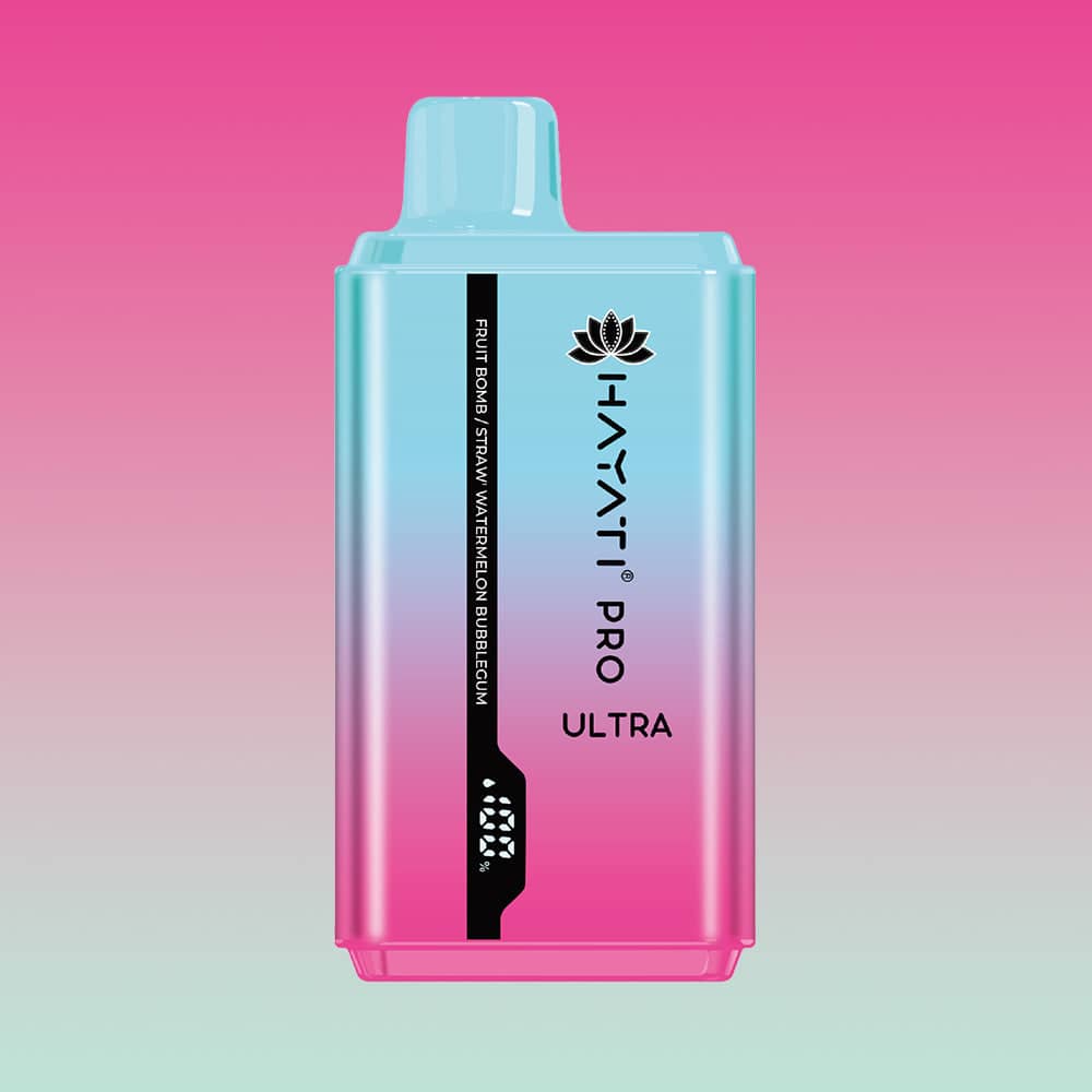 Hayati Pro Ultra 15000 - Fruit Bomb / Strawberry Watermelon Bubblegum | 10 Packs