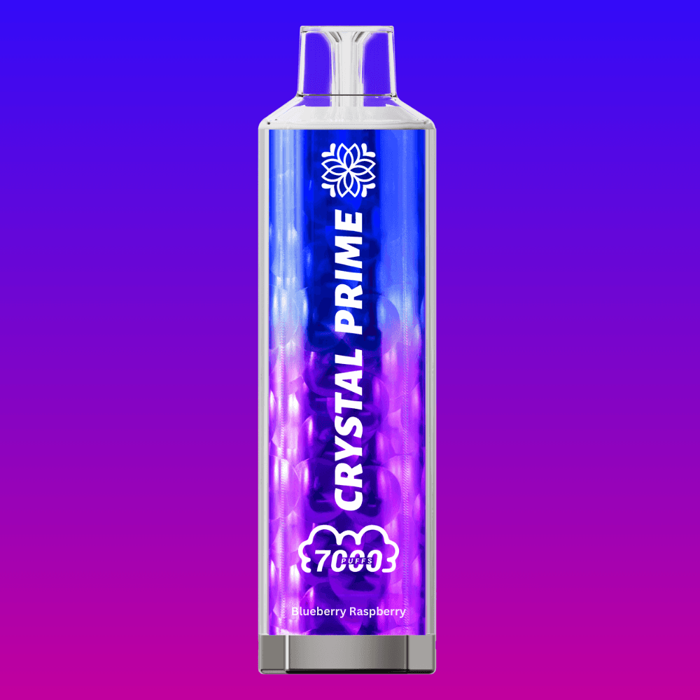 Crystal Prime 7000 - Blueberry Raspberry  | 10 Packs