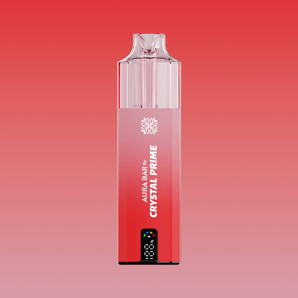 Crystal Prime 10000 - Strawberry Raspberry Ice - Pack Of 5