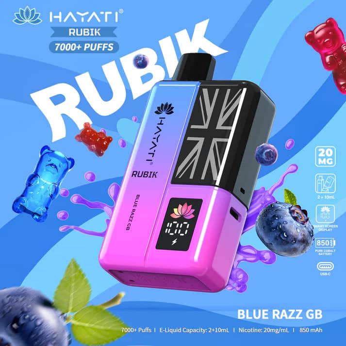 Hayati Rubik 7000 - Blue Razz Gummy Bear