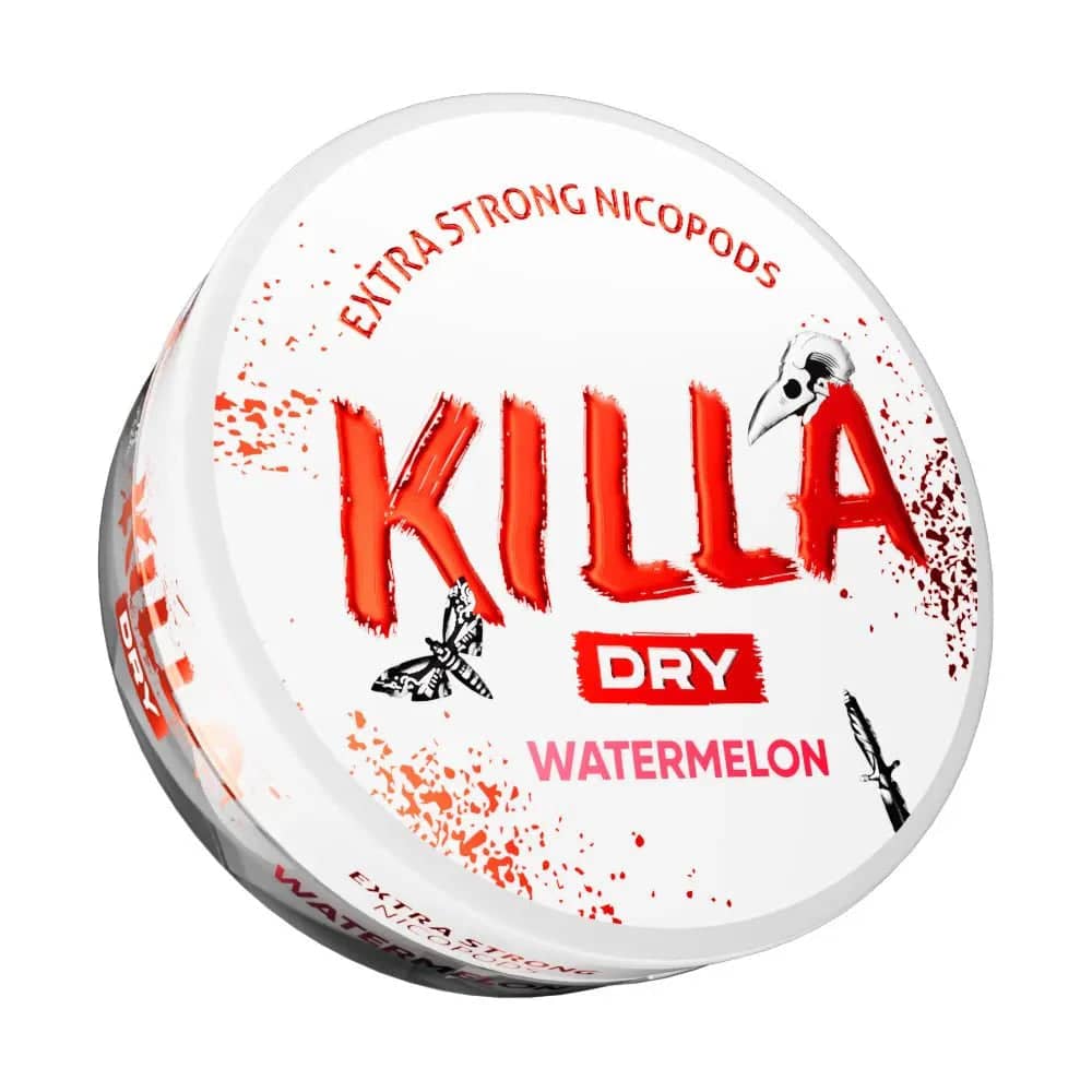 Killa Dry Nicotine Pouches Watermelon - 9.6mg