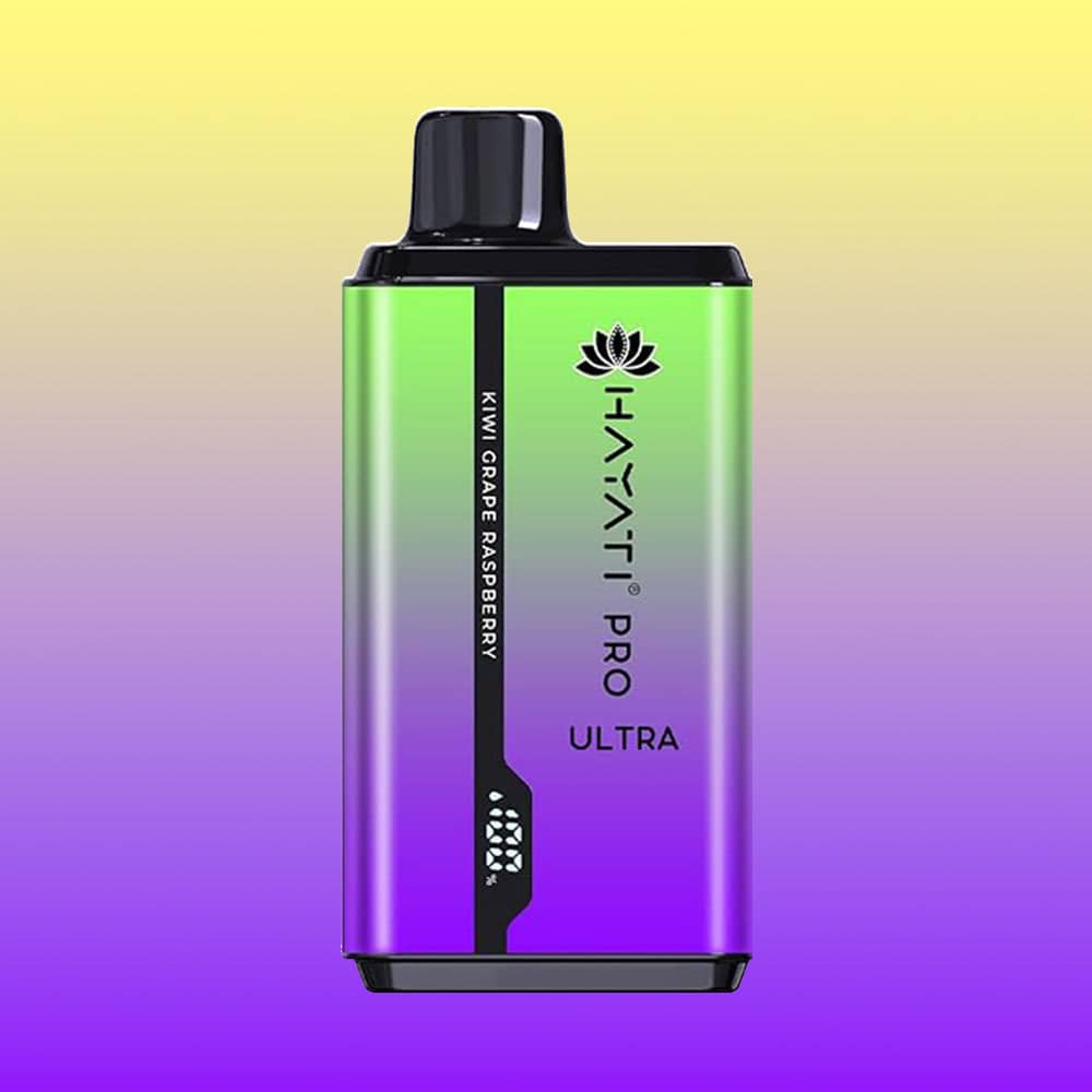 Hayati Pro Ultra 15000 - Kiwi Grape Raspberry | 10 Packs