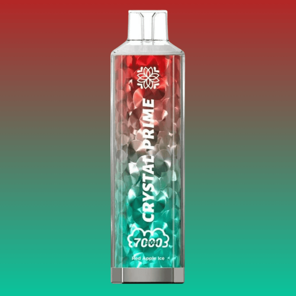 Crystal Prime 7000 - Red Apple Ice  | 10 Packs