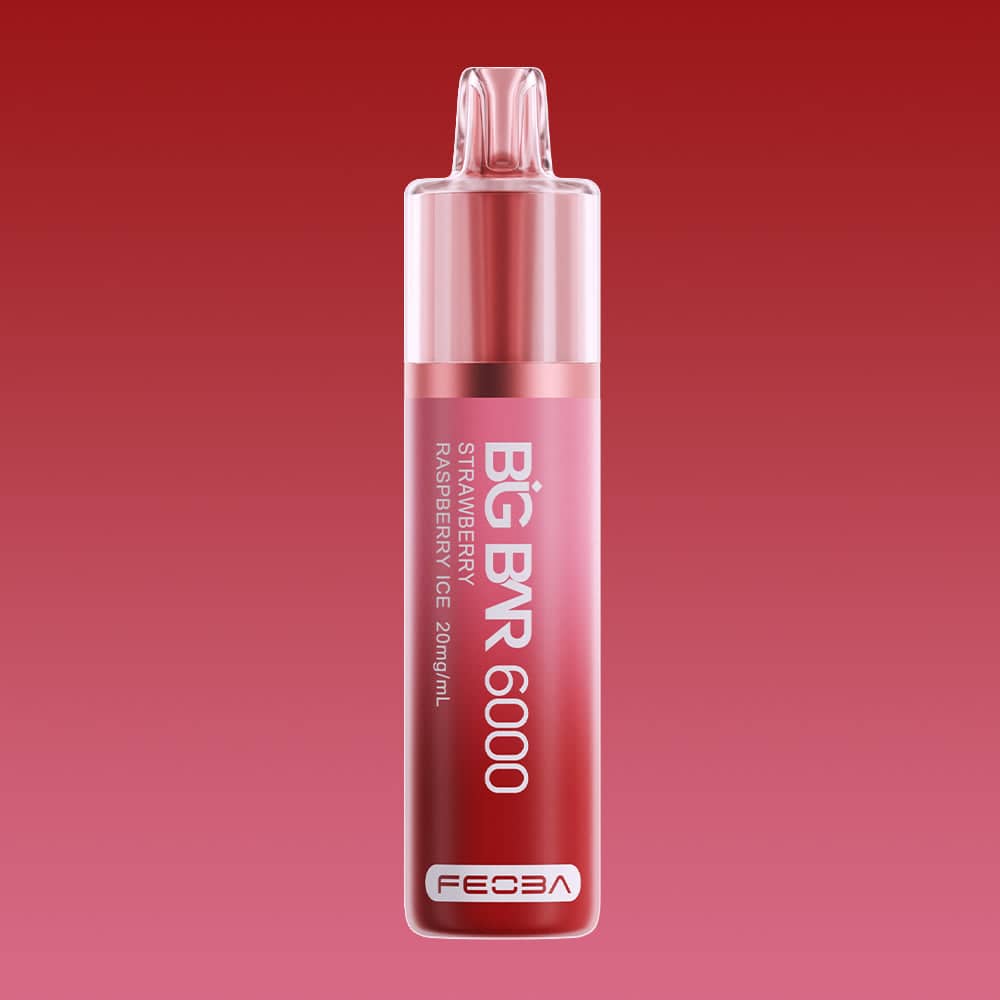 Big Bar 6000 - Strawberry Raspberry Ice | 5 Packs