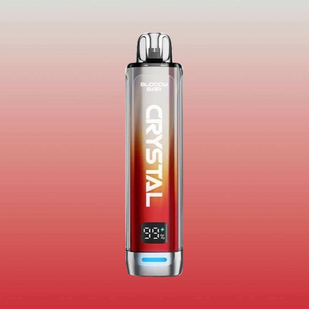 Bloody Bar Crystal 10k - Strawberry Raspberry Cherry Ice | 5 Packs