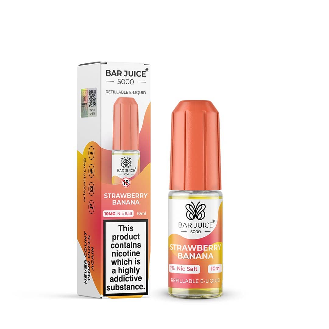 Bar Juice 5000 Nic Salt - Strawberry Banana 20MG