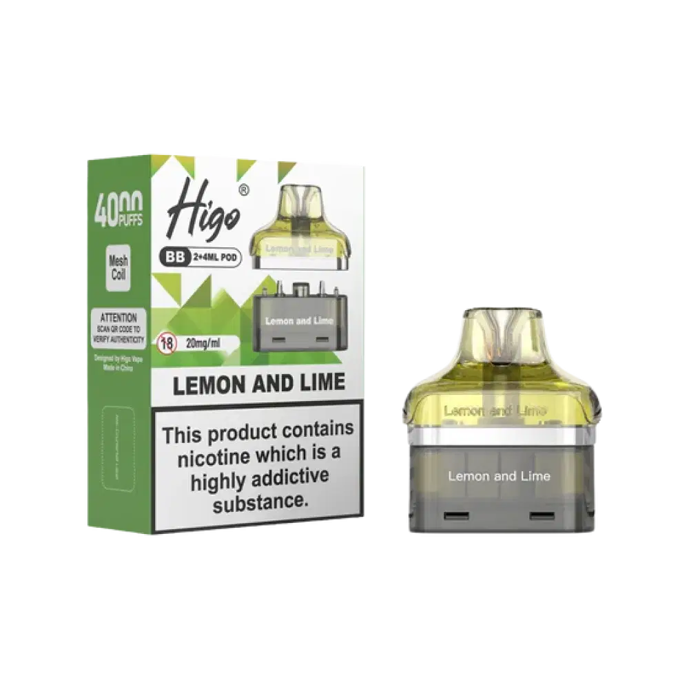 Higo BB 4000 Prefilled Refill Pods
