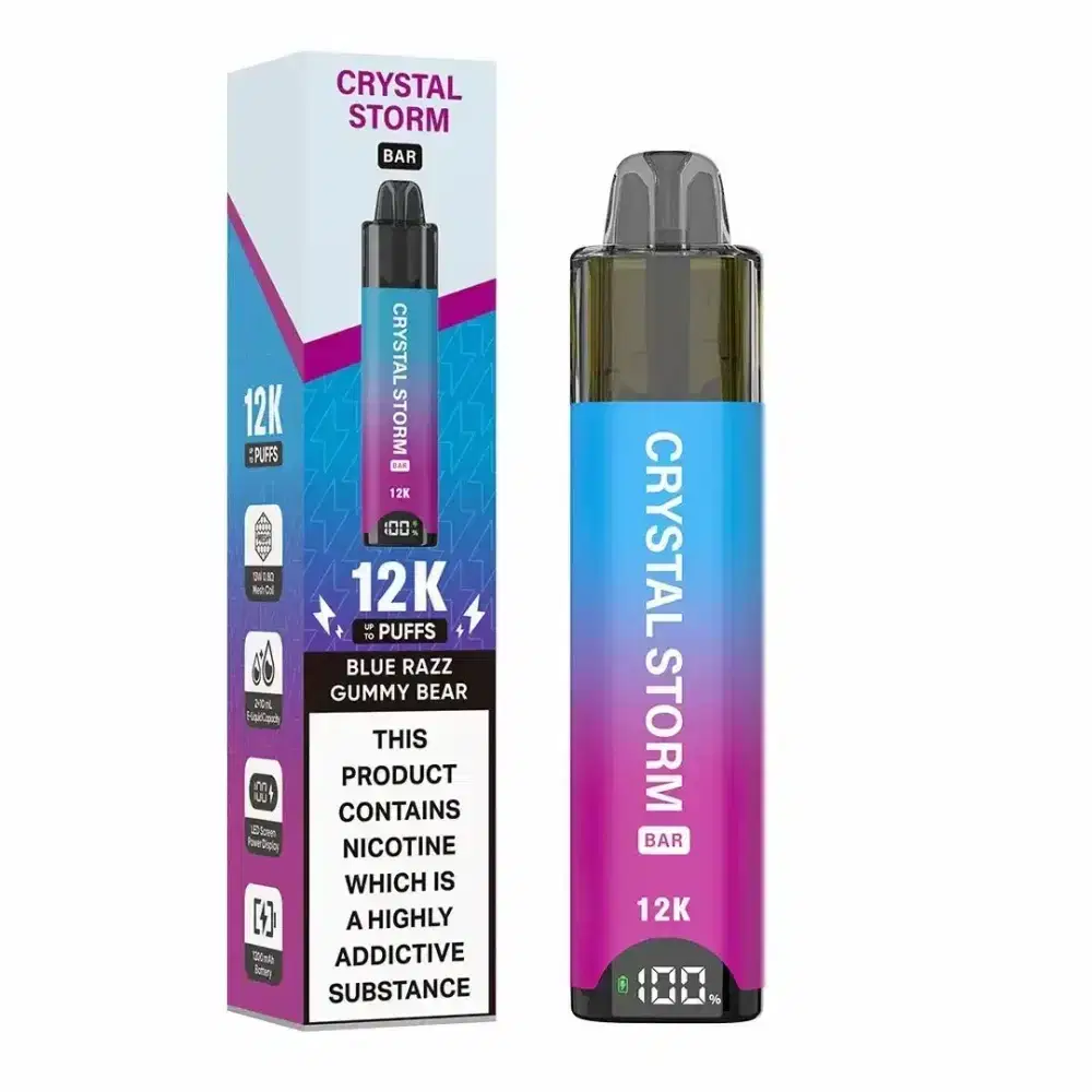 Crystal Strom Bar 12k | Prefilled 20mg Pod Kit | Box of 5