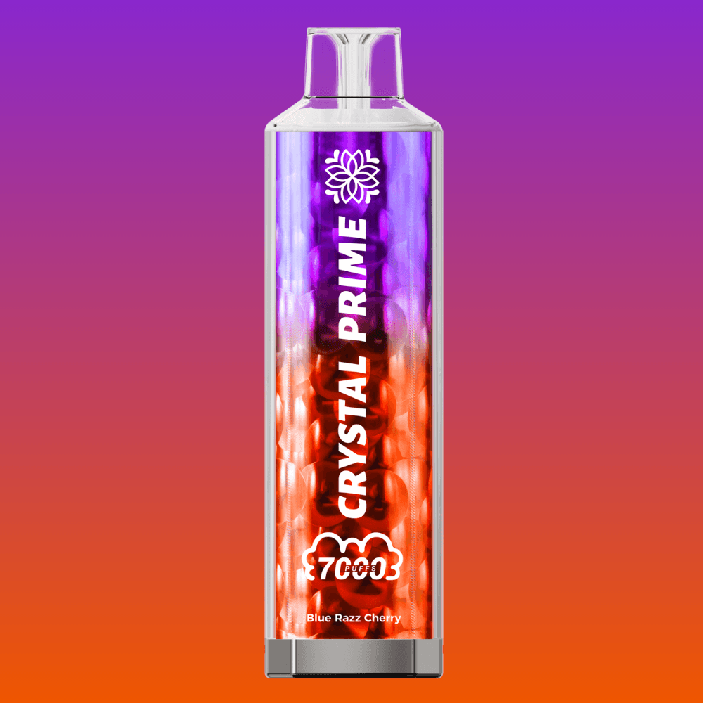 Crystal Prime 7000 - Blue Razz Cherry  | 10 Packs