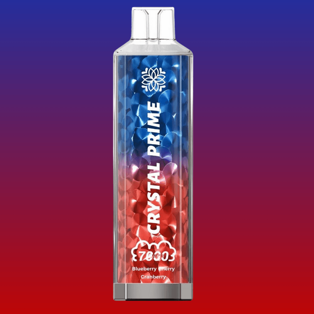 Crystal Prime 7000 - Blueberry Cherry Cranberry  | 10 Packs
