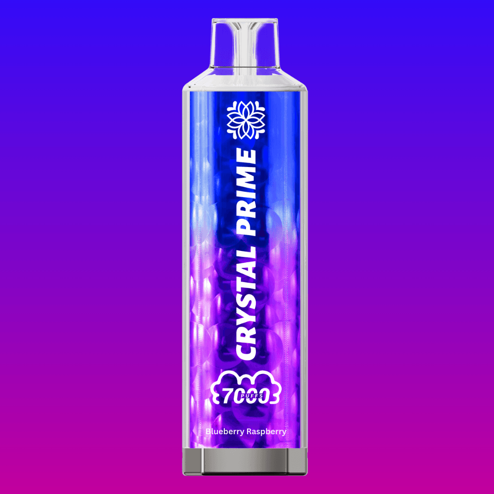 Crystal Prime 7000 - Blueberry Raspberry  | 10 Packs