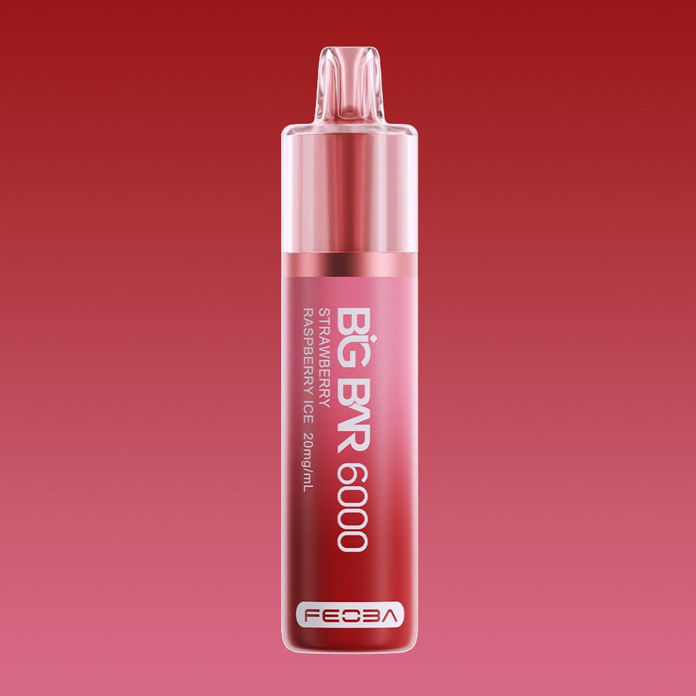 Big Bar 6000 - Strawberry Raspberry Ice | 5 Packs