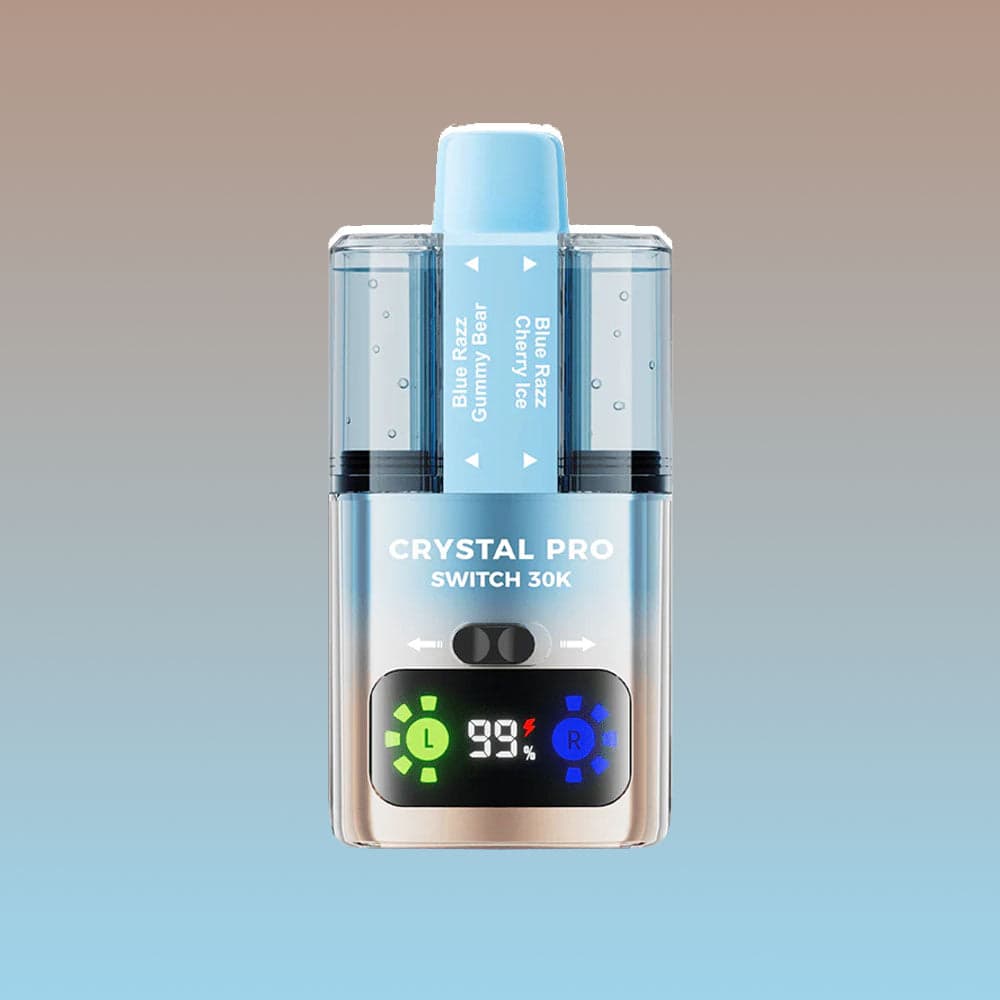 Crystal Pro Switch 30k - Blue Razz Gummy Bear / Blue Razz Cherry Ice | 5 Packs