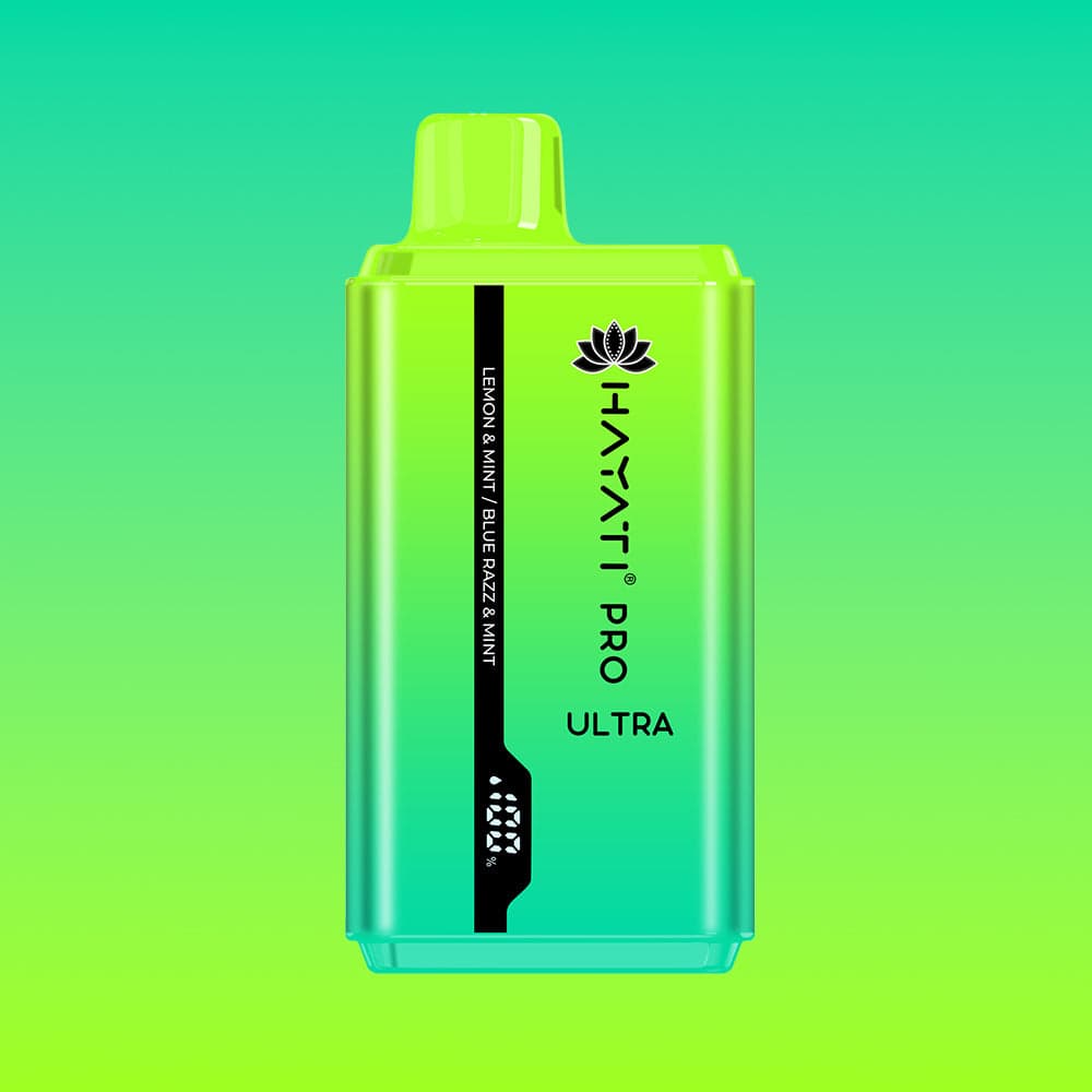 Hayati Pro Ultra 15000 - Lemon & Mint / Blue Razz & Mint | 10 Packs