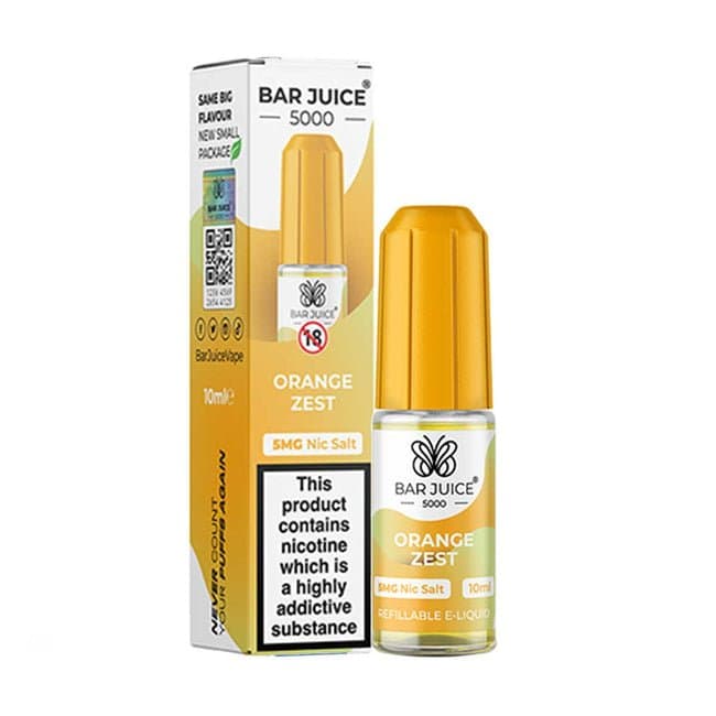  15MG Bar Juice 5000 Nic Salt - Orange Zest