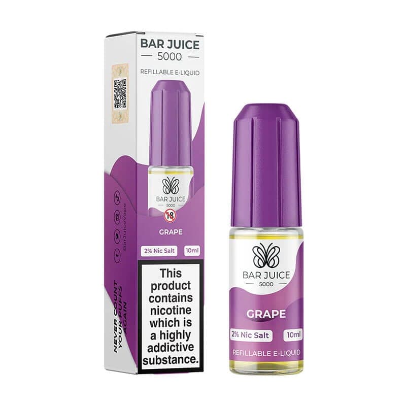  20MG Bar Juice 5000 Nic Salt - Grape