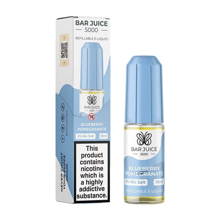  20MG Bar Juice 5000 Nic Salt - Blueberry Pomegranate