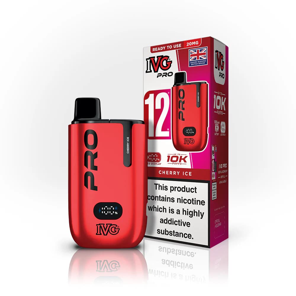  Cherry Ice IVG Pro 12 10K Vape Kit