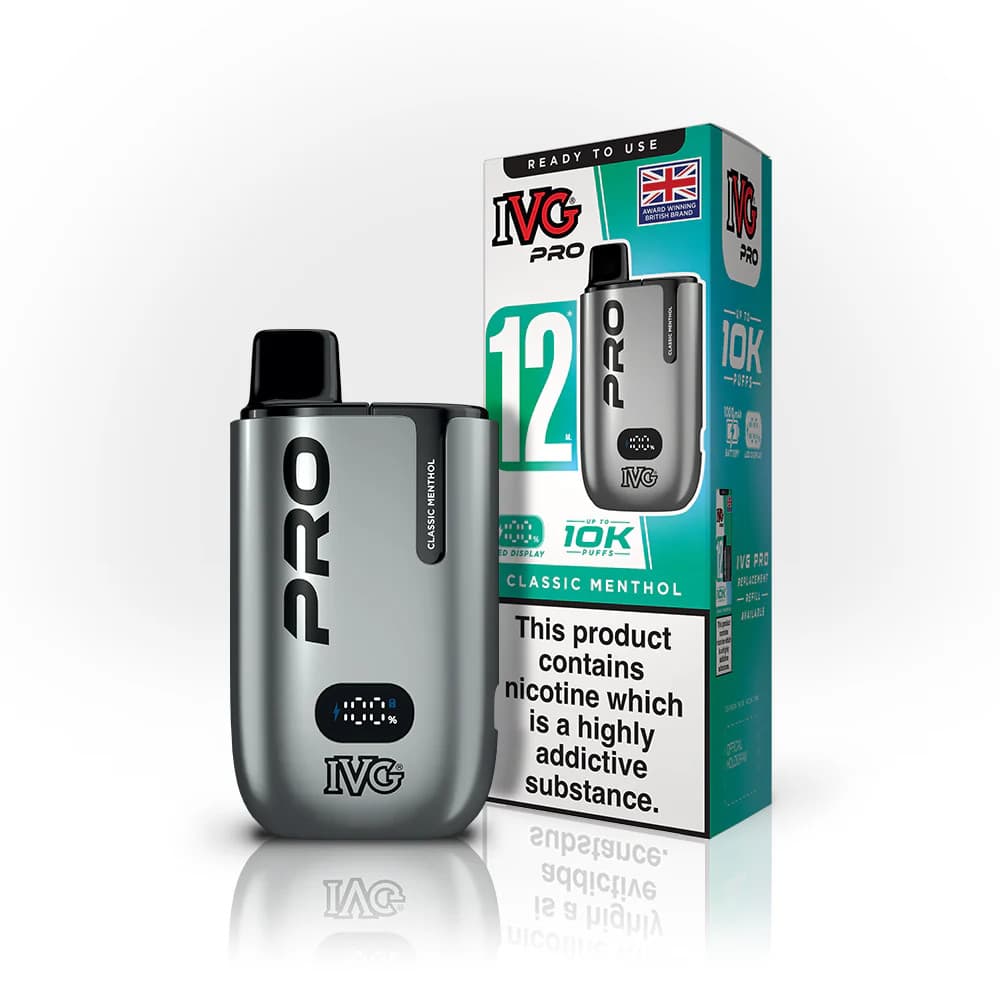  Classic Menthol IVG Pro 12 10K Vape Kit
