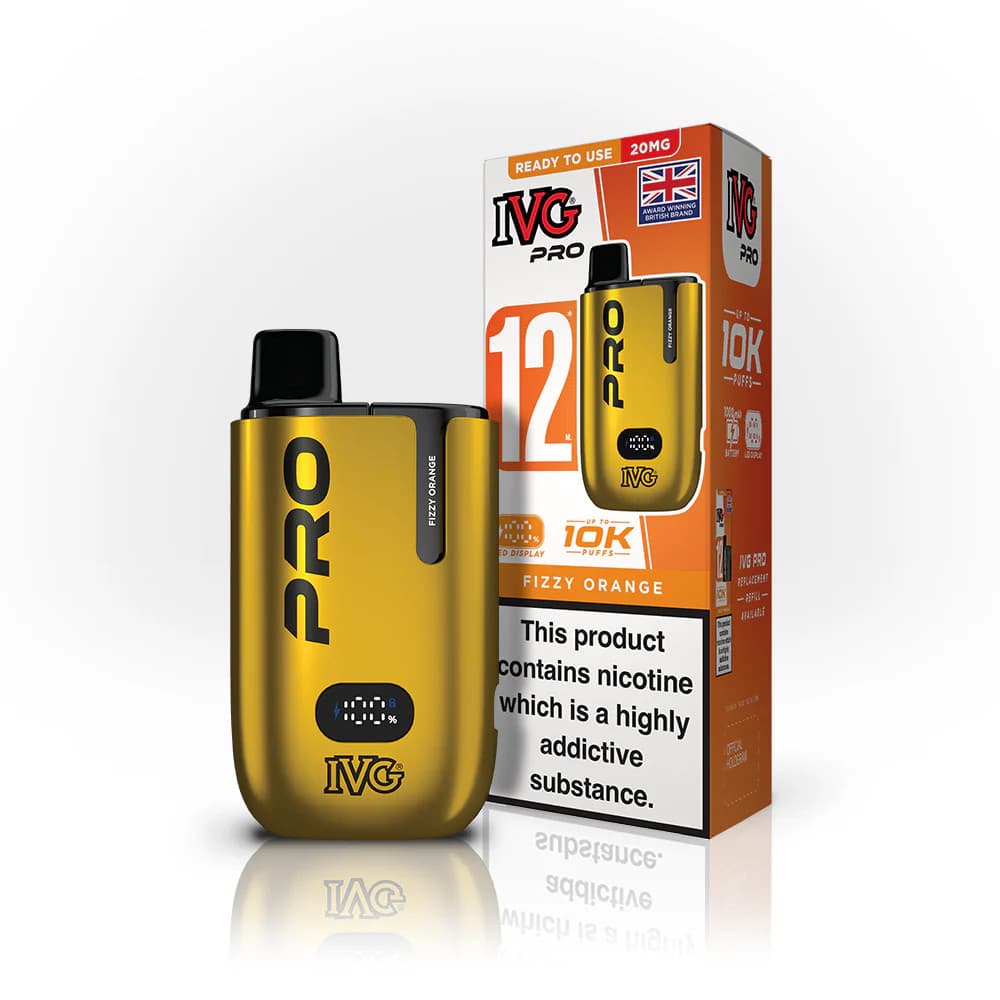  Fizzy Orange IVG Pro 12 10K Vape Kit