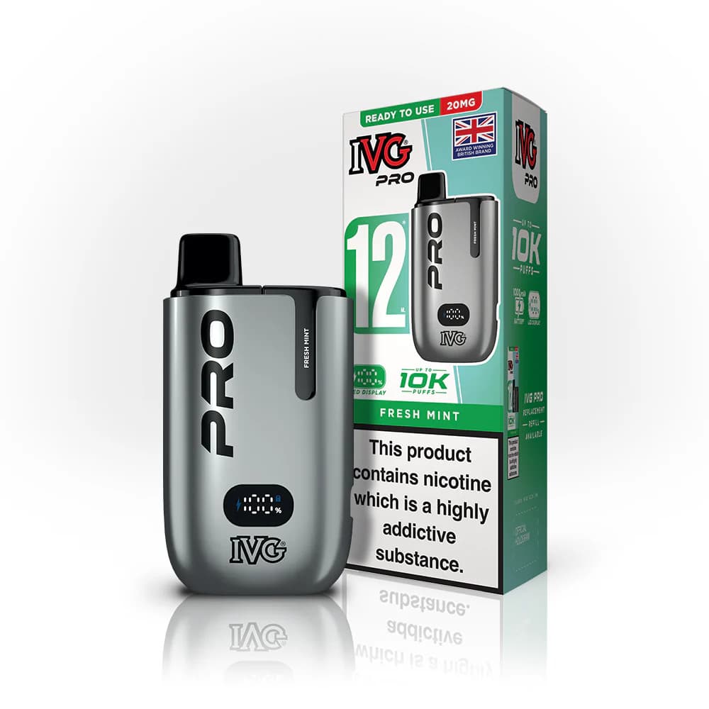  Fresh Mint IVG Pro 12 10K Vape Kit
