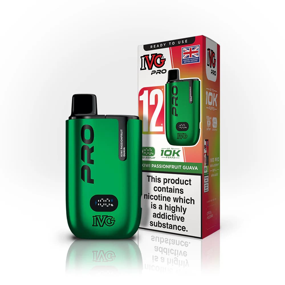  Kiwi Passionfruit Guava IVG Pro 12 10K Vape Kit