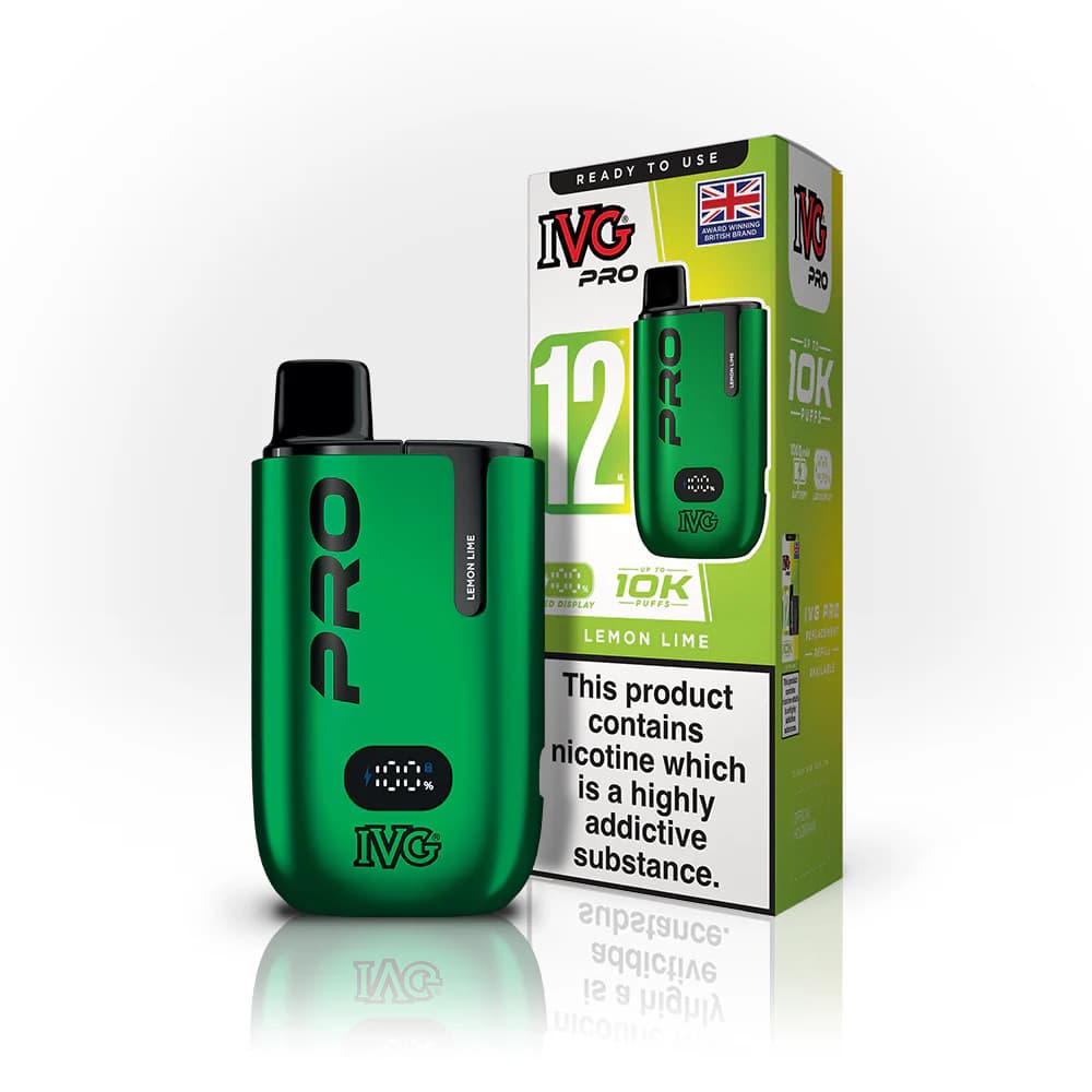  Lemon Lime IVG Pro 12 10K Vape Kit