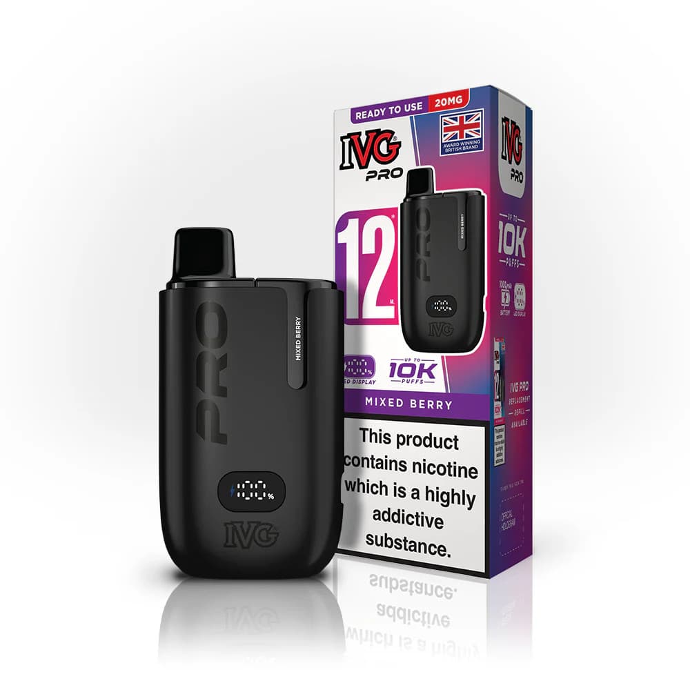  Mixed Berry Kit IVG Pro 12 10K Vape Kit