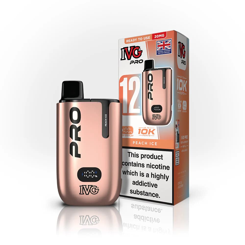  Peach Ice IVG Pro 12 10K Vape Kit