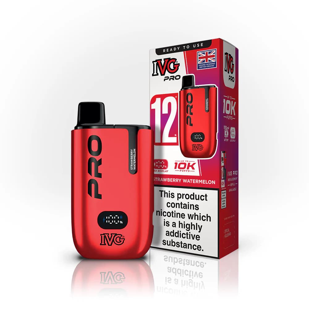  Strawberry Watermelon IVG Pro 12 10K Vape Kit