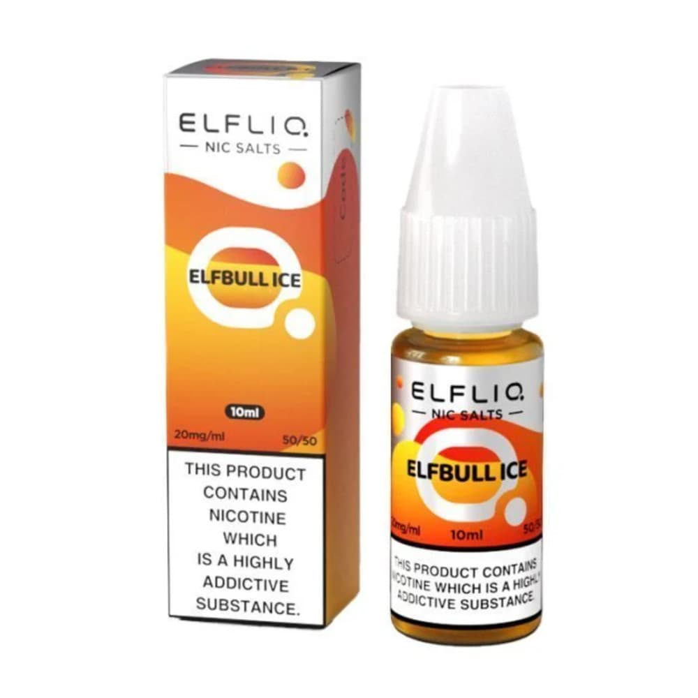  Elfbull Ice / 10mg Elf Bar Elfliq Nic Salt E-Liquids 10ml 