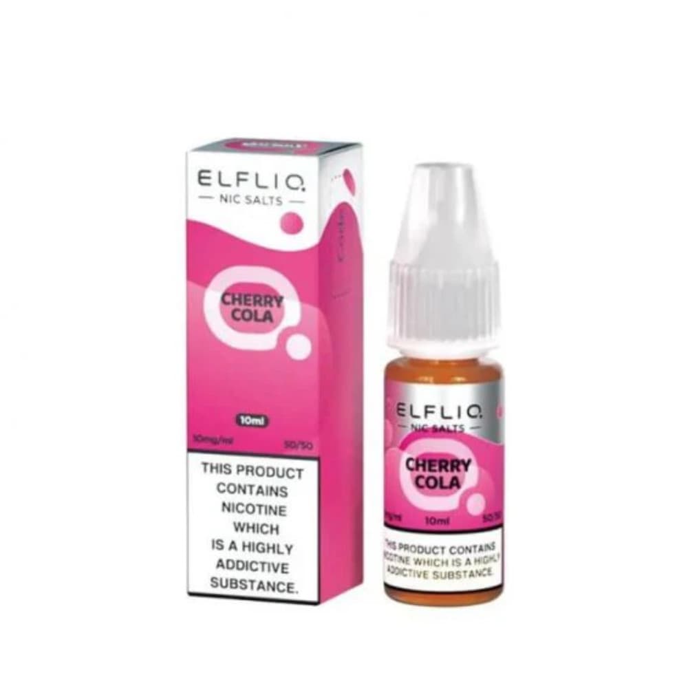  Cherry Cola / 10mg Elf Bar Elfliq Nic Salt E-Liquids 10ml 