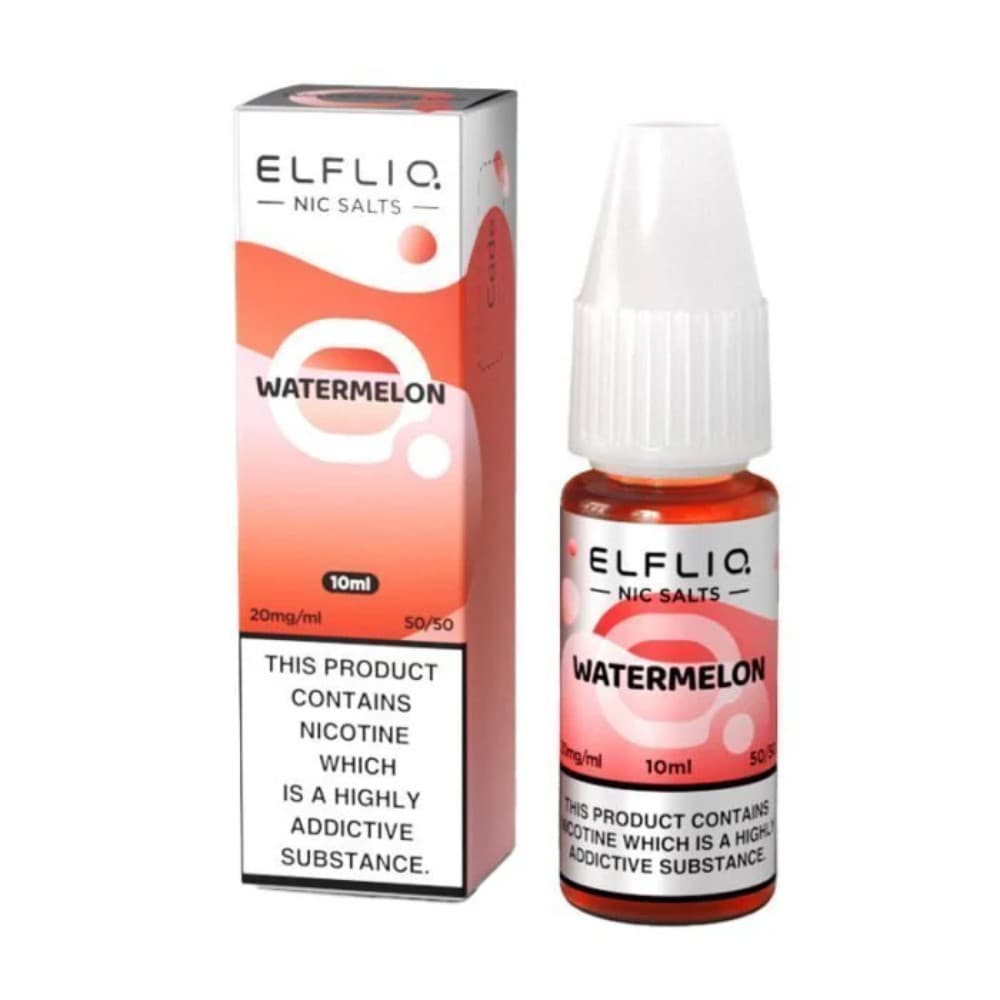  Watermelon / 20mg Elf Bar Elfliq Nic Salt E-Liquids 10ml 
