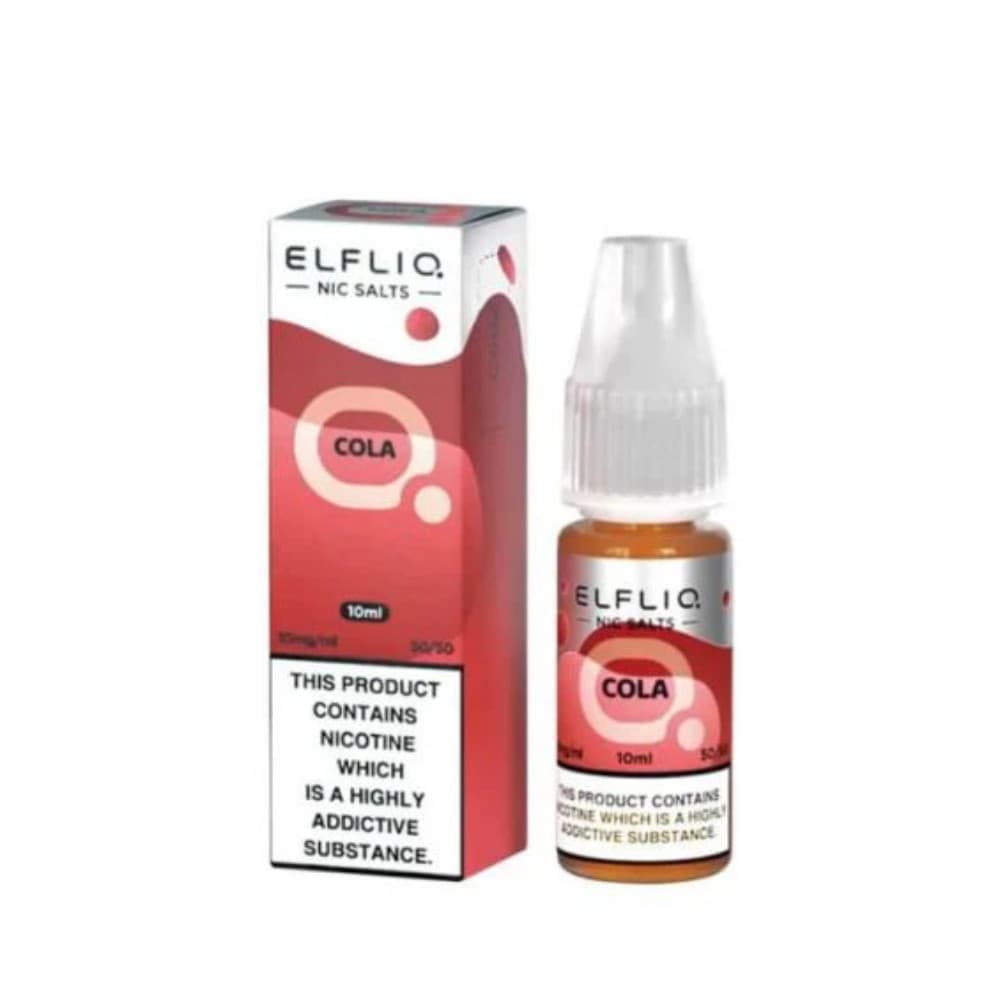  Cola / 20mg Elf Bar Elfliq Nic Salt E-Liquids 10ml 