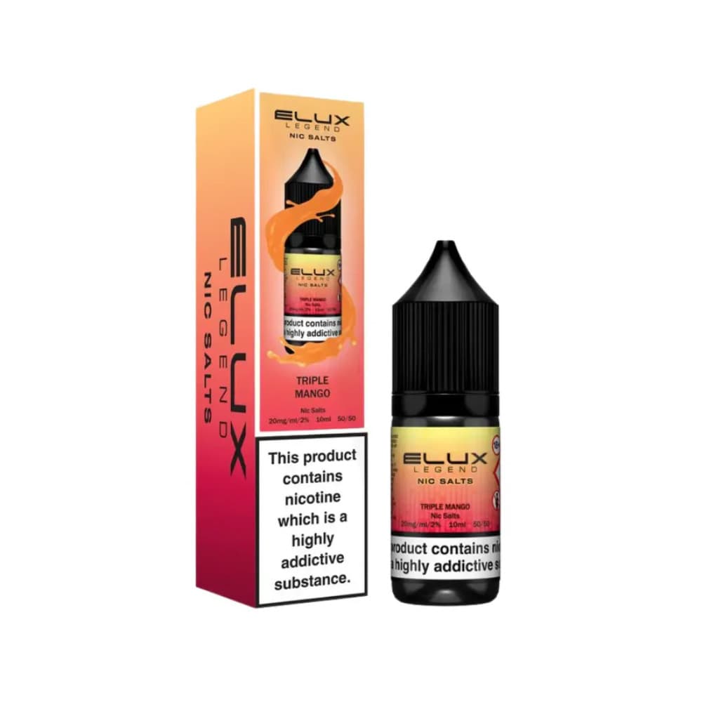  Triple Mango / 10mg Elux Legend Nic Salts E-Liquids 10ml 