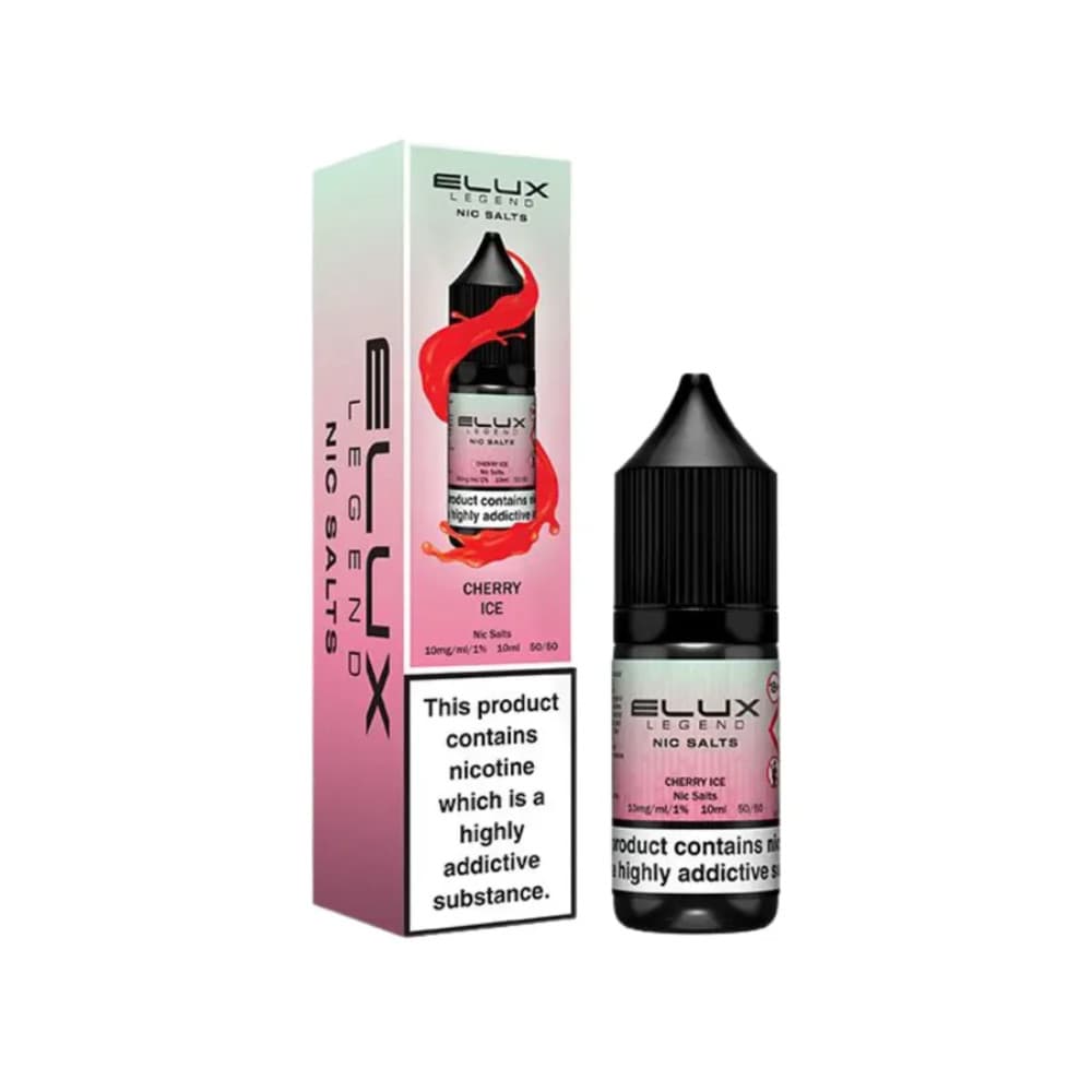  Cherry Ice / 10mg Elux Legend Nic Salts E-Liquids 10ml 